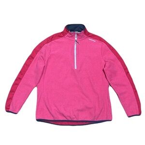 Craghoppers Minerva Half Zip Fleece Pullover in Pink, size XL